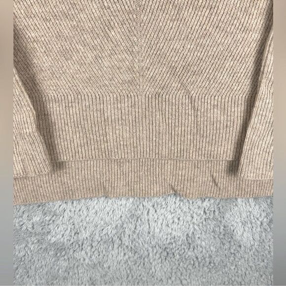 Vince Crew Neck Long Sleeves Ribbed Wool & Yak Tunic M - Picture 4 of 7